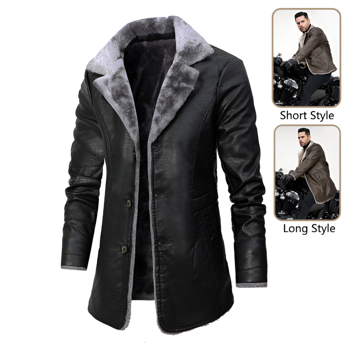 Drune | Herrenjacke Aus Gefüttertem Schafsleder