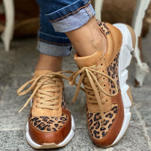Drune - Turnschuhe mit Leopardenmuster