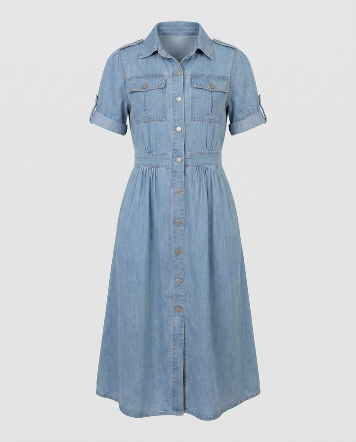 Drune | Alissa Trendy Denim Kleid