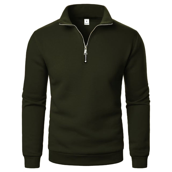 Locker geschnittenes Herren-Sweatshirt mit Reißverschluss