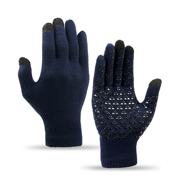 Winter-Set: Strickmütze und Schal, gefüttert