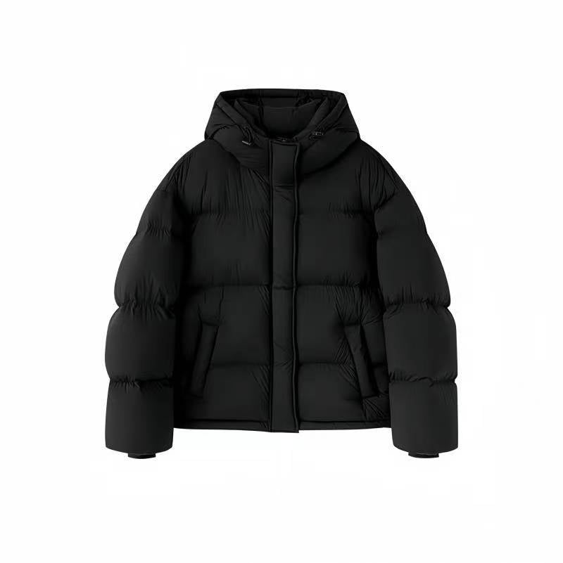 Kurze Daunenjacke mit Kapuze für Damen