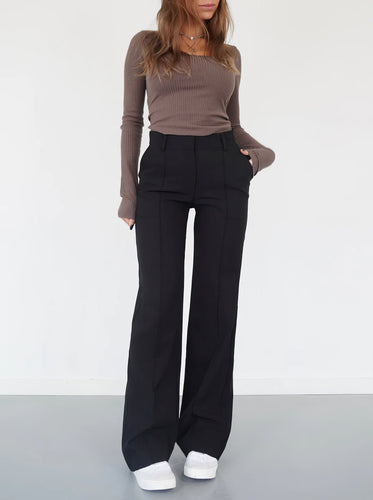Drune | Zeitlose Klassische High Waist Hose