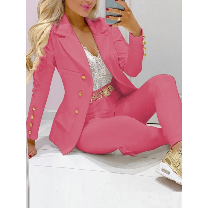 Drune – Set aus Blazer und Hose mit großem Kragen