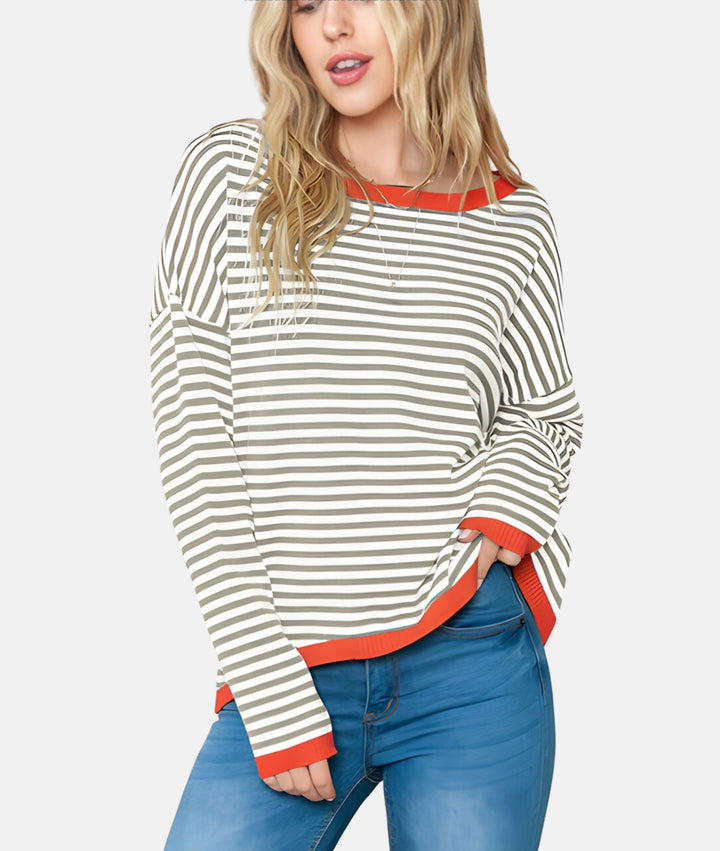Drune | Gestreifter Pullover