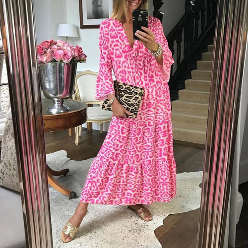 Drune | Stylisches Sommerkleid mit Leopardenmuster