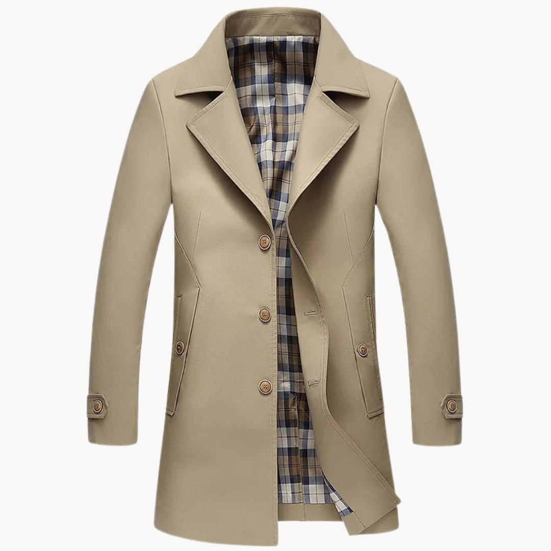 Drune | nachhaltiger winddichter Herren-Trenchcoat mit Design