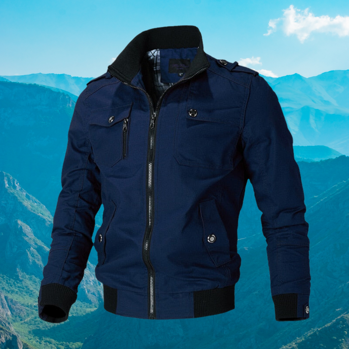 Drune | Bomberjacke Mit Stilvollem Reißverschluss