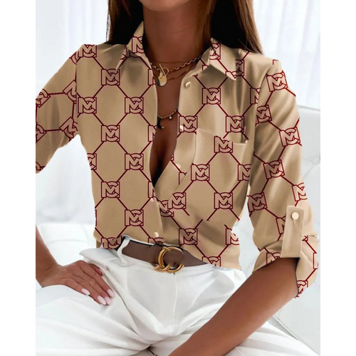 Drune | Elegante Damenbluse Im Business Stil mit Futter
