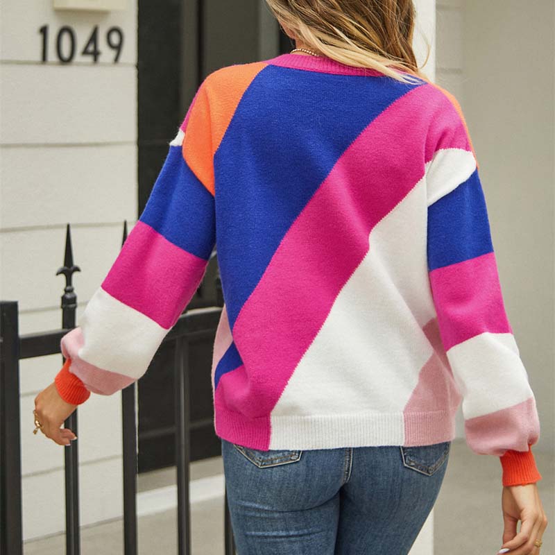 Drune | Farbblock Pullover