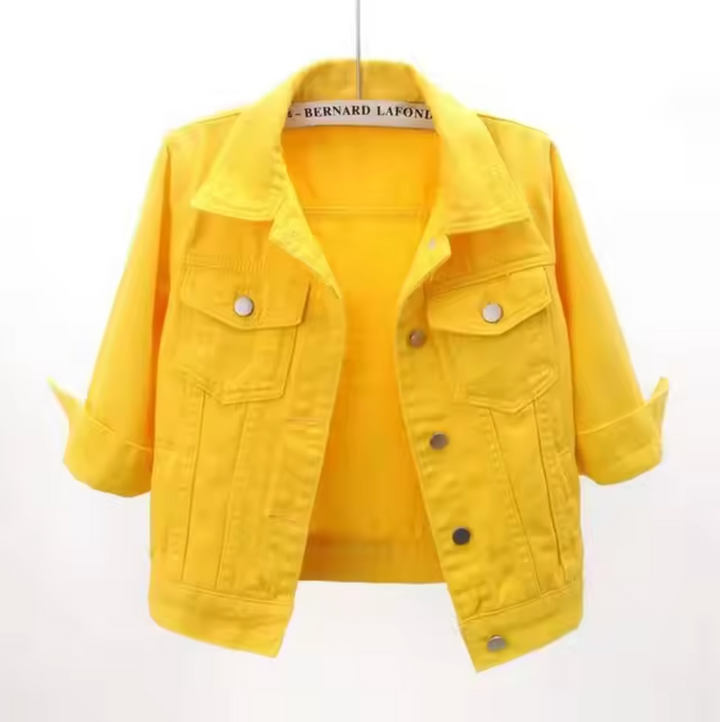 Drune | Buntes Jeansjacke