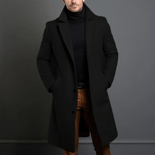 Drune | Herren langer Wintermantel