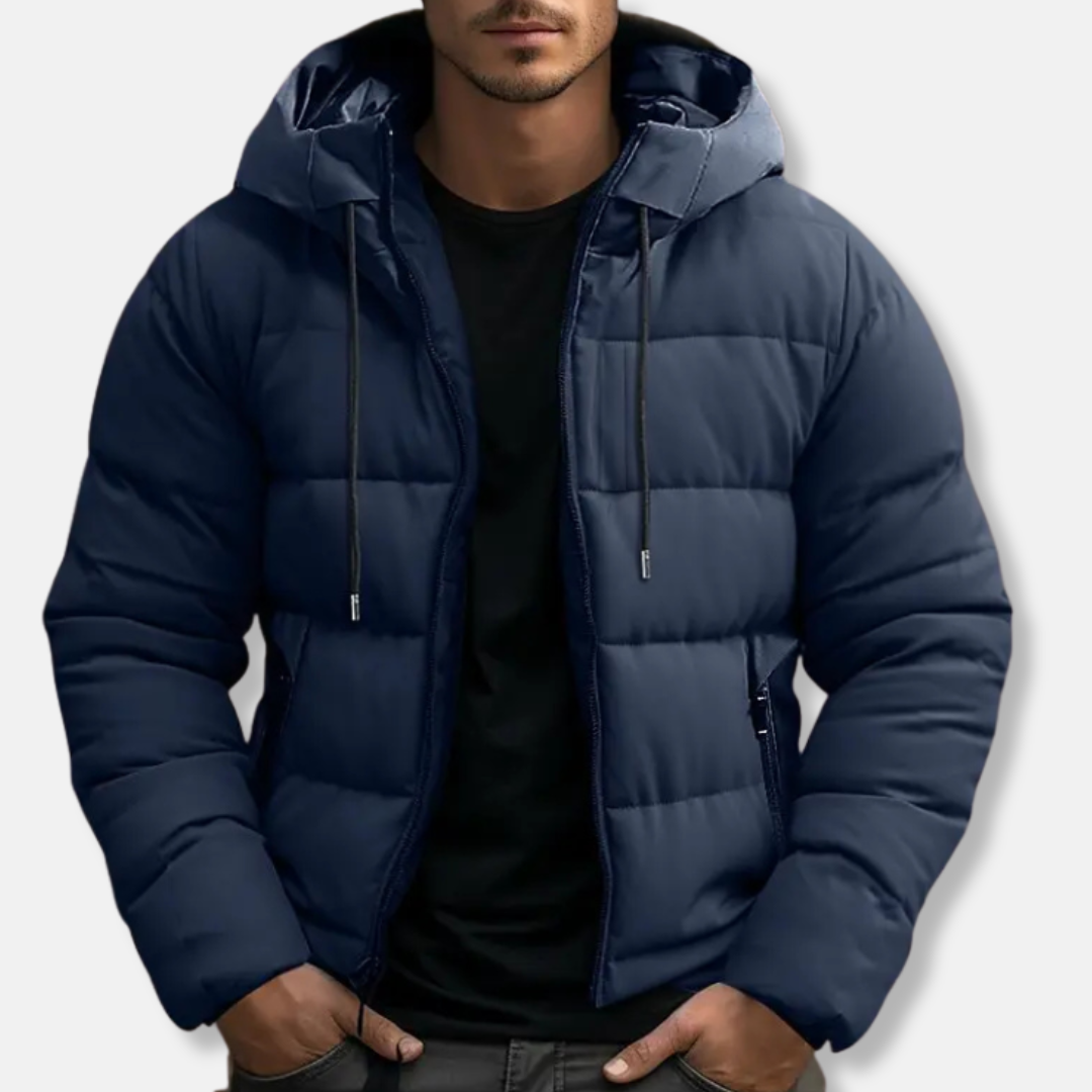 Drune | Kapuzenpufferjacke - Gep paddedte Jacke mit Reißverschluss