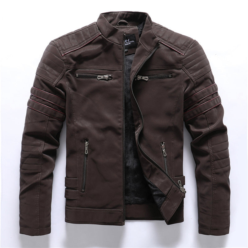 Drune | Herren Schlanke Passform Jacke - Reißverschluss