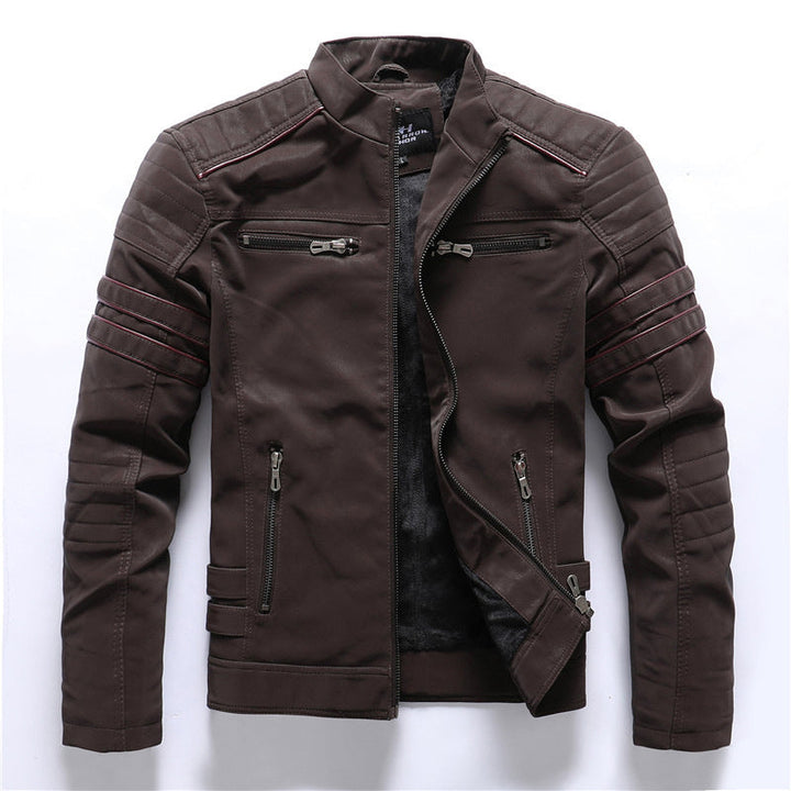 Drune | Herren Schlanke Passform Jacke - Reißverschluss