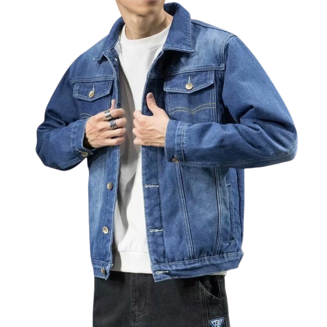 Drune | Winter Männer Denim Jacke