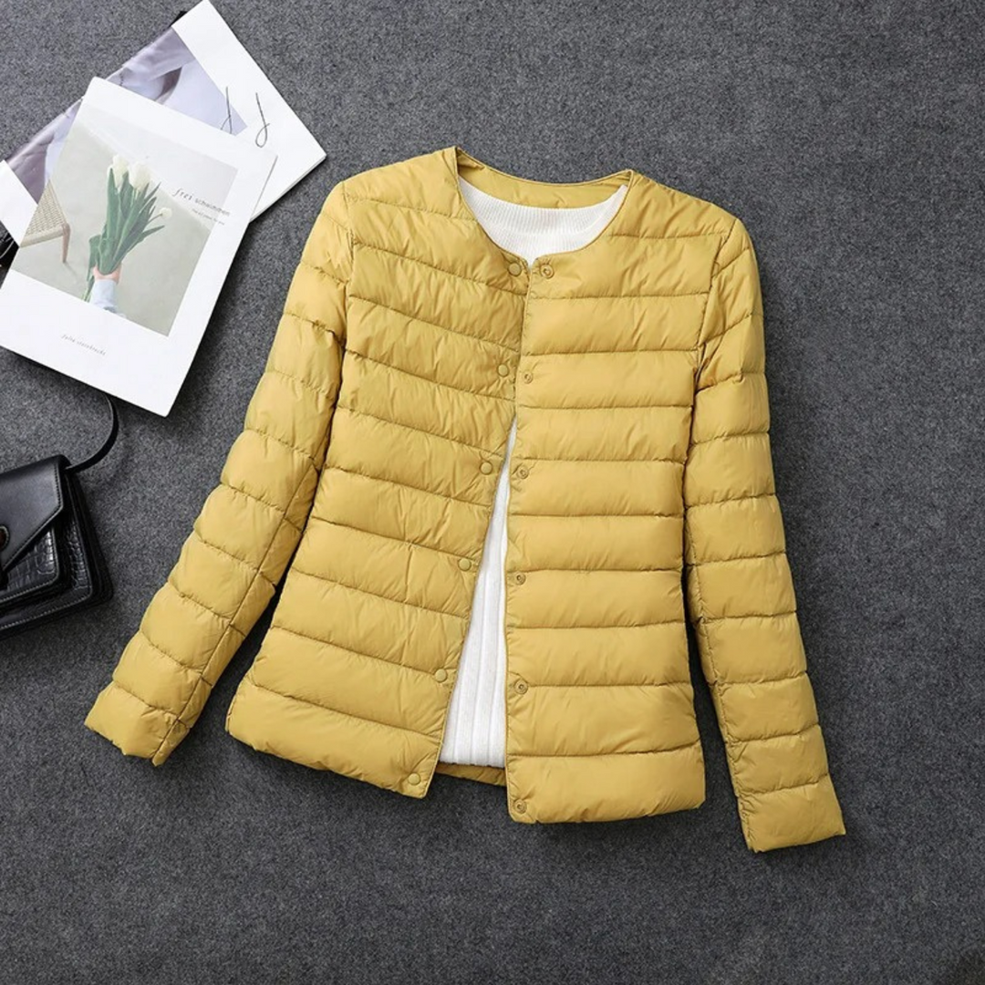 Drune | Damen Leichte Daunenjacke - Mit Knöpfen