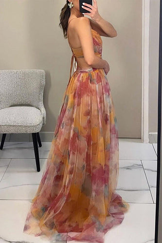 Drune | Enchant My Love Print Maxi Kleid