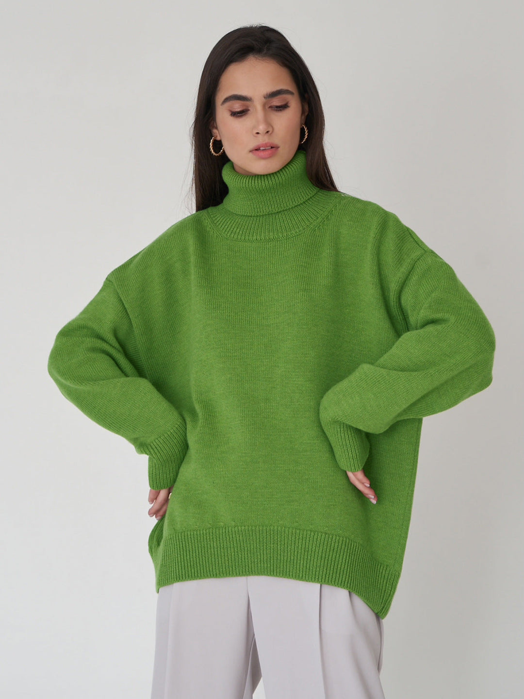 Drune | Lieblicher Winter Hoher Kragen Pullover