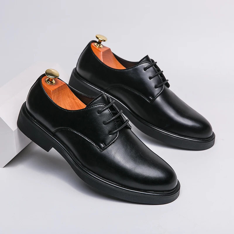 Drune | Elegante Herrenschuhe Aus Leder Mit Schnürung Und Rutschfester Sohle