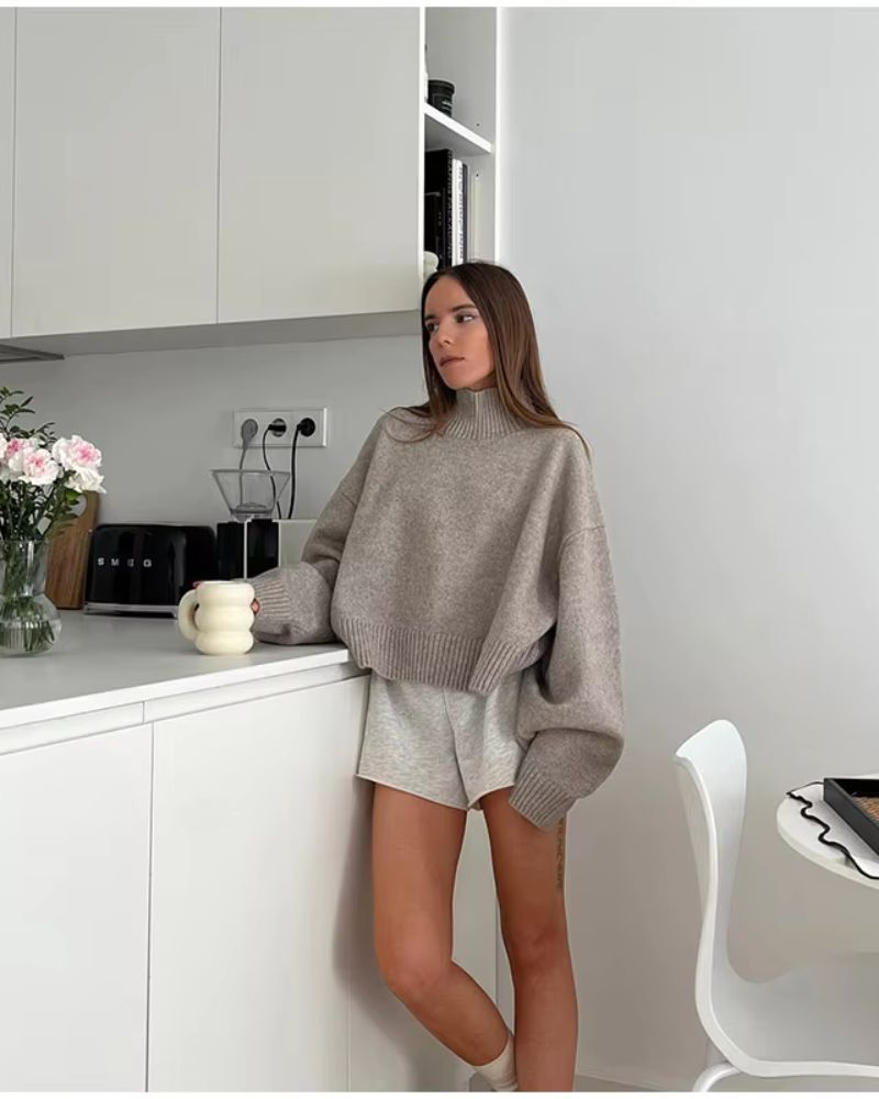 Drune | Gestrickter Wollpullover