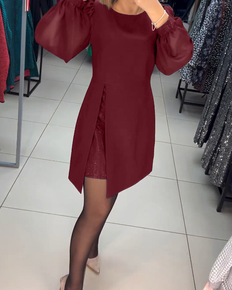 Drune | Einfarbiges Damenkleid