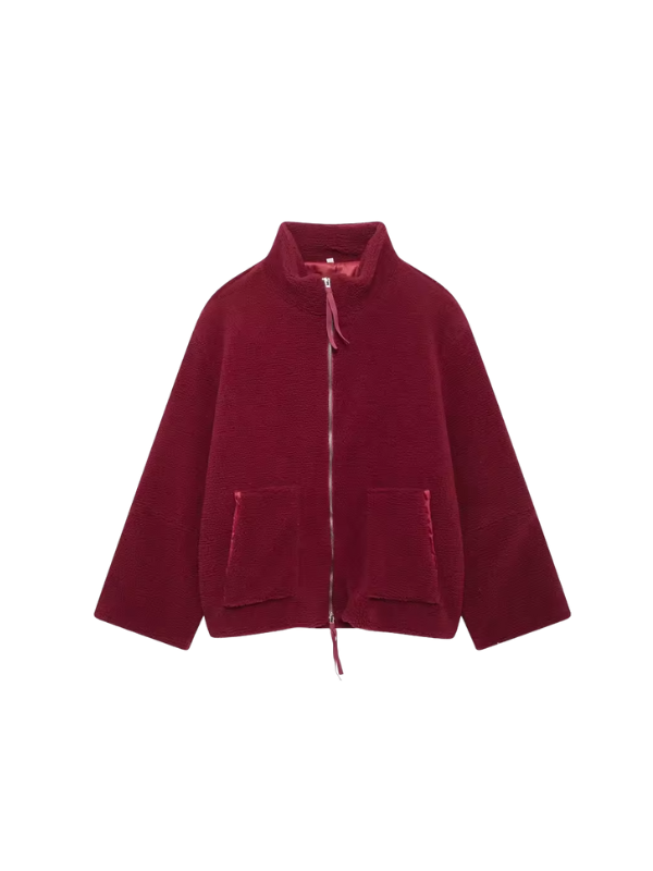 Drune | Übergroße Zip up Winterjacke mit Hohem Kragen Design