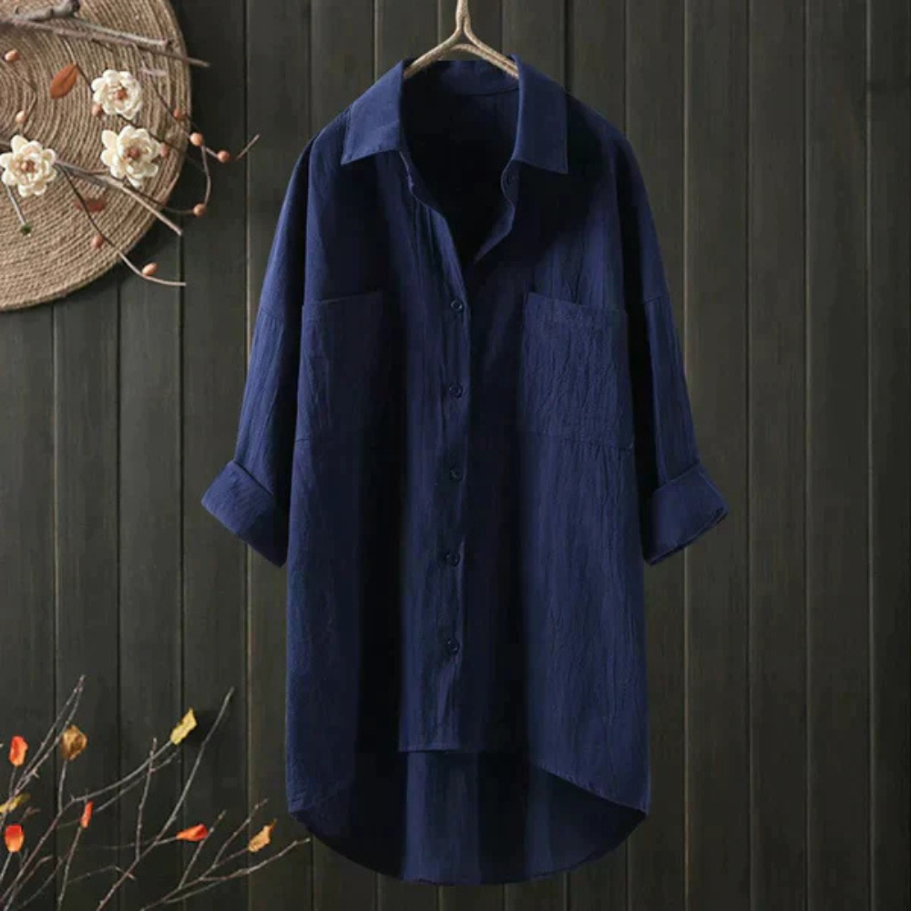 Drune | Luftige Oversize Bluse Aus Baumwolle