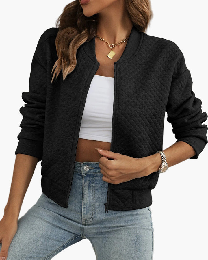 Drune | Bomberjacke Stepp-Design Modern Freizeit Übergangsjacke