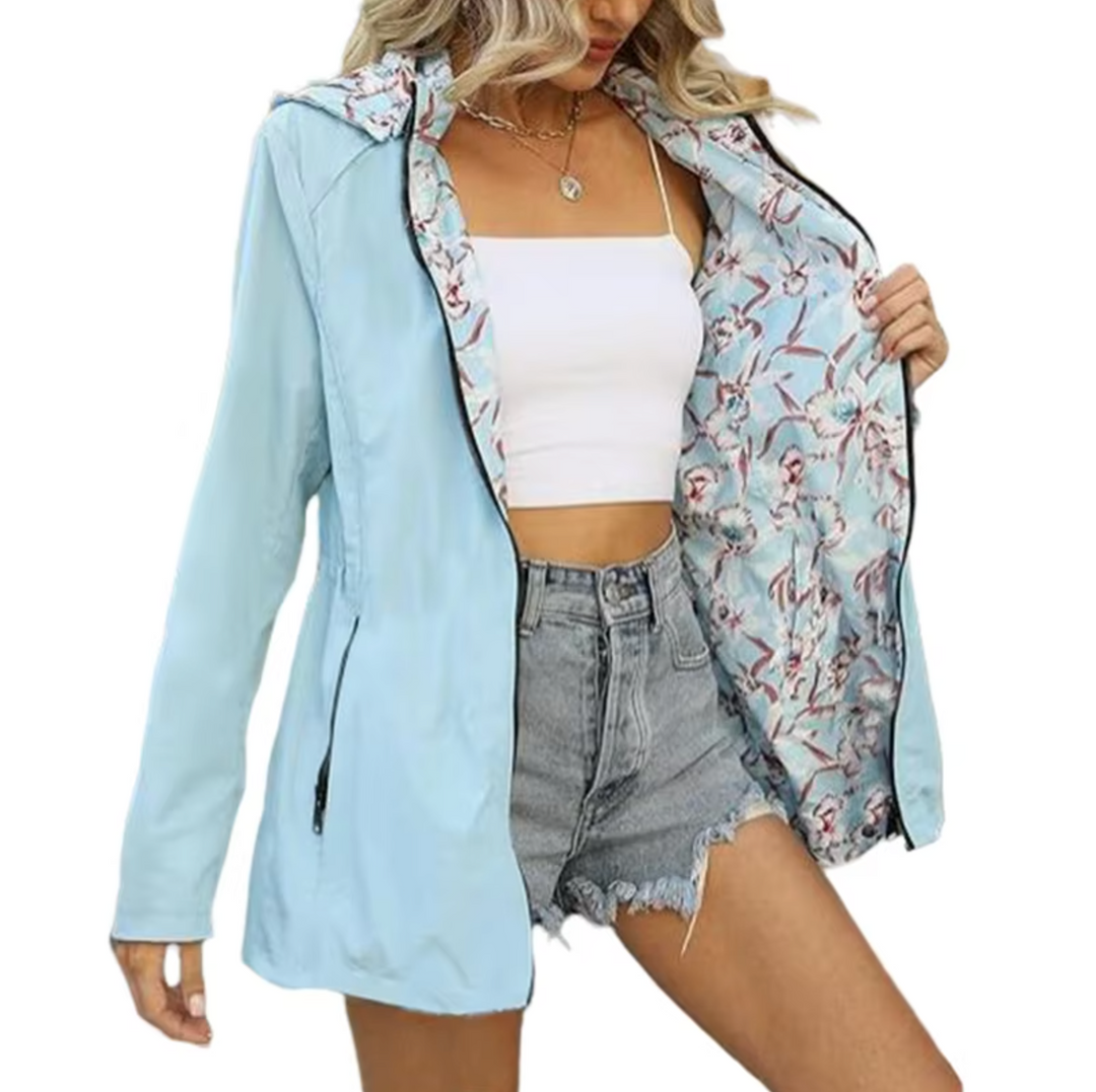 Drune | Wendbare Jacke mit Kapuze und Muster