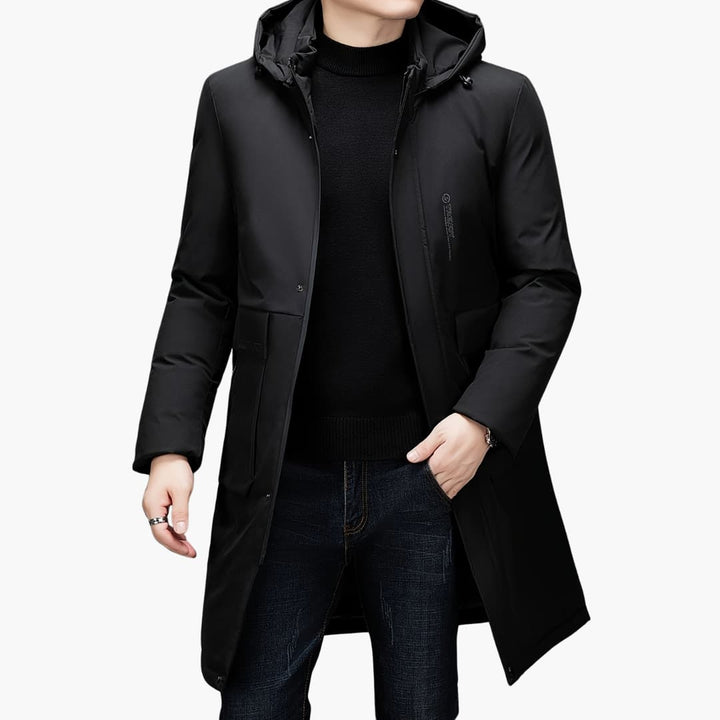 Drune | Stylische Winterjacke mit Kapuze für Herren