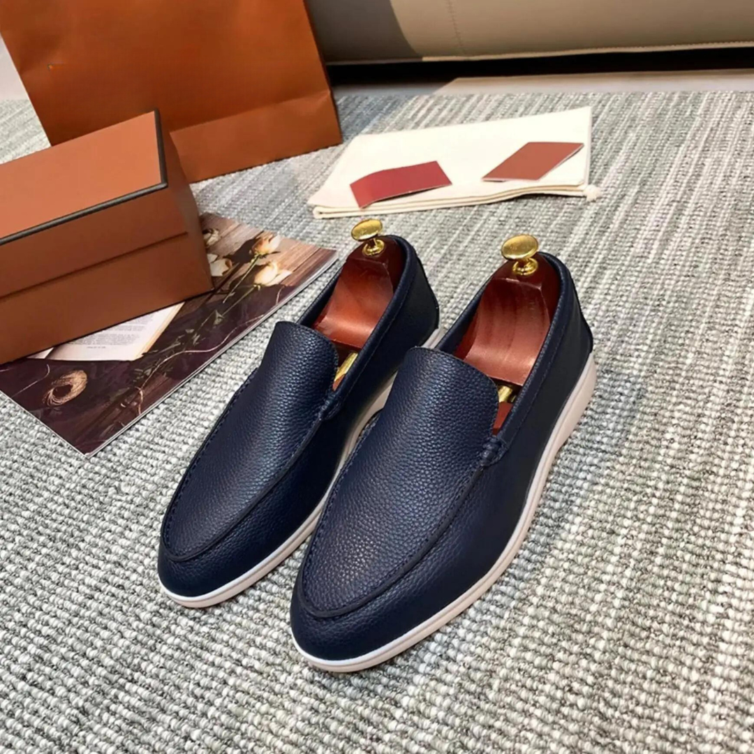 Drune | Herren Leder Slipper Aus Hochwertigem Rindsleder