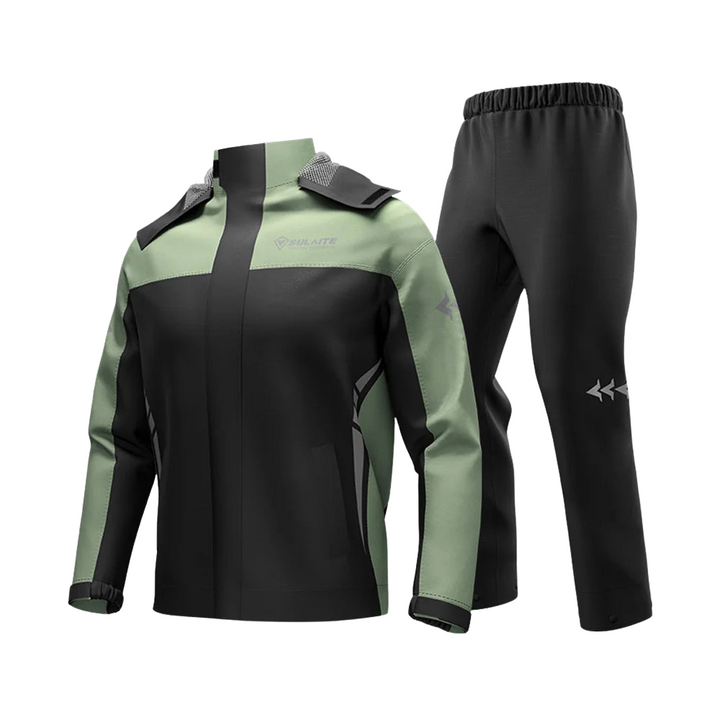 Drune | Unisex Motorrad Regenjacke wasserdicht und atmungsaktiv - Leichtes Design
