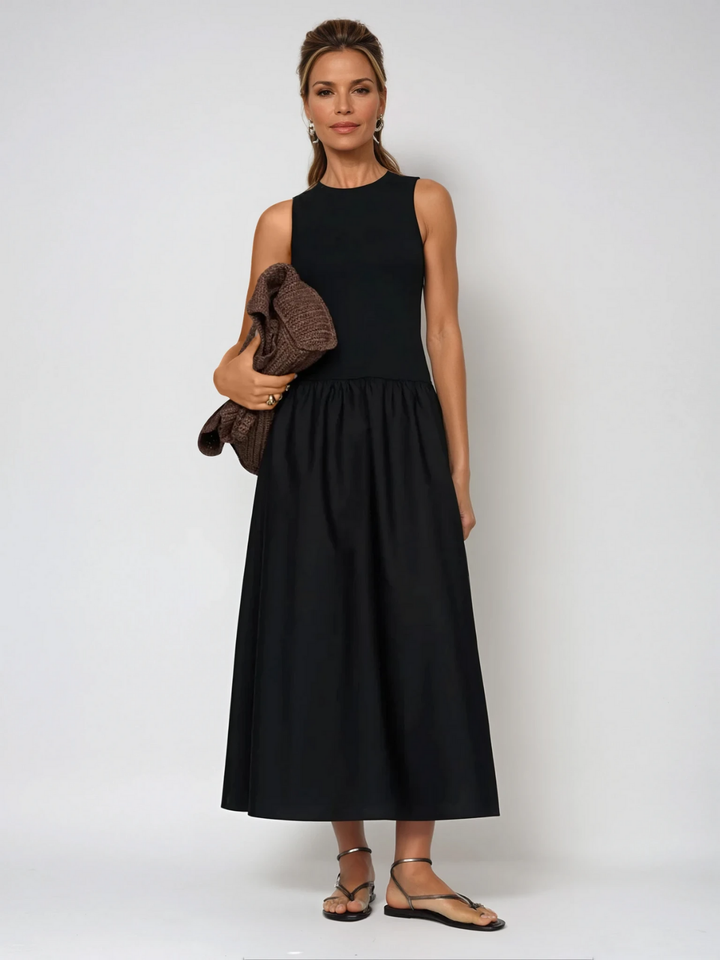 Drune | Hals Casual Stitching Vest Kleid