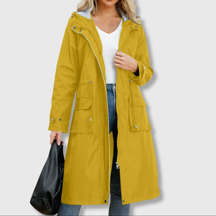Drune | Lange Jacke mit klassischer Silhouette