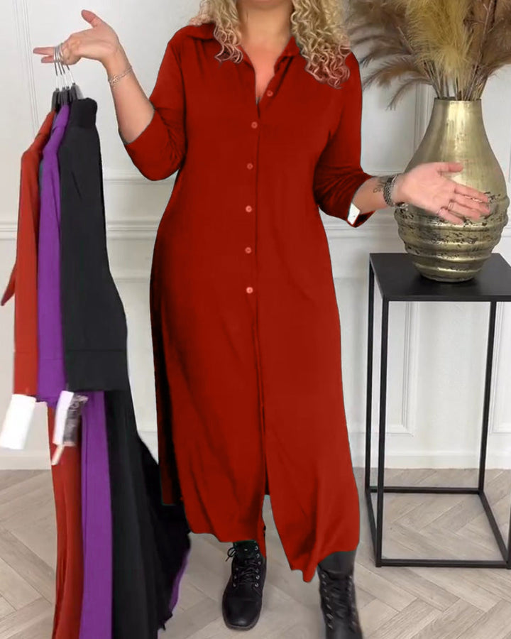 Drune | Hemdkleid mit Knöpfen