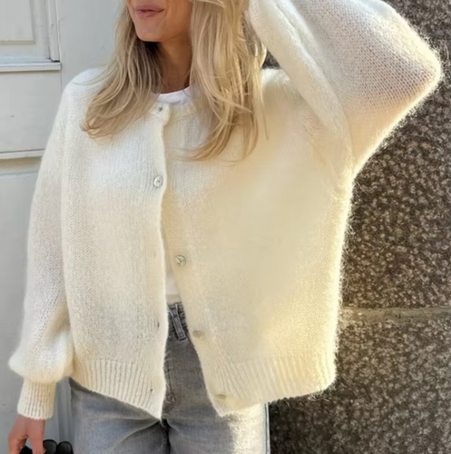 Drune – Gebreid vest met knoopsluiting
