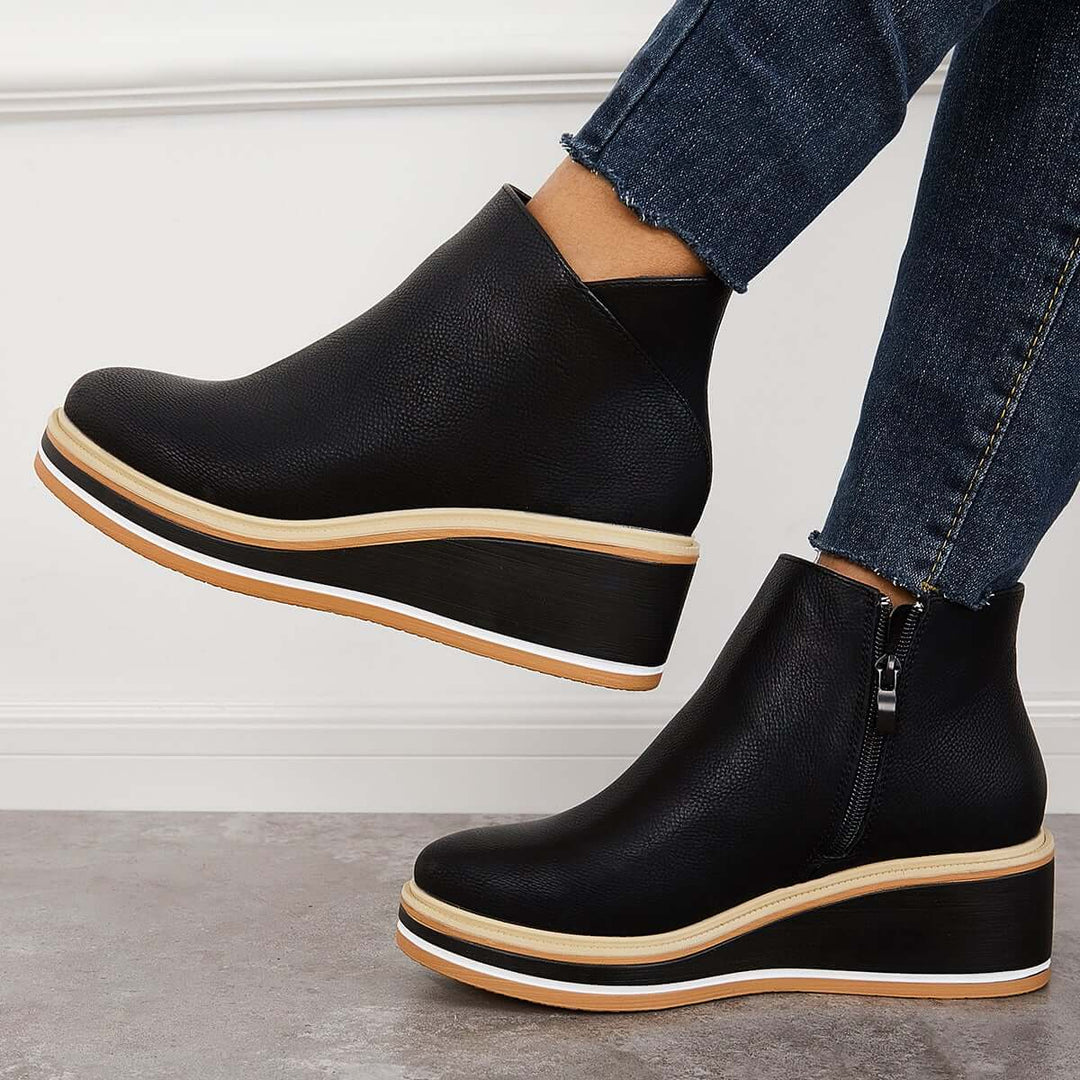 Drune | Stiefelette mit Seitenreißverschluss