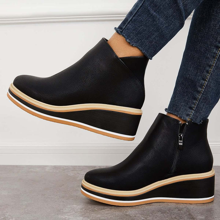 Drune | Stiefelette mit Seitenreißverschluss