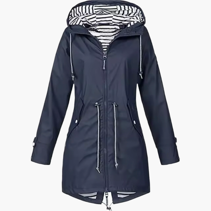 Drune | Regenjacke Outdoor Windbreaker mit Kapuze - Wasserdichte Übergangsjacke für Freizeit & Reisen
