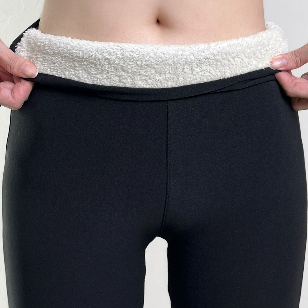 Drune | Liebliche Fleece Hohe Taille Wollleggings