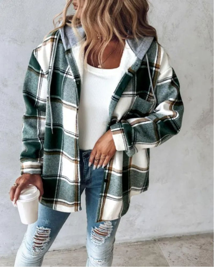 Drune | Weiche Flanell Bedruckte Jacke