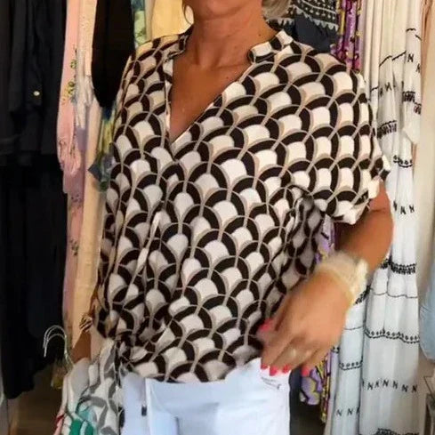 Drune | Lässiges Top mit V-Ausschnitt