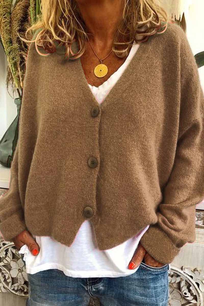 Drune | Stilvolle und Elegante Winter Strickjacke