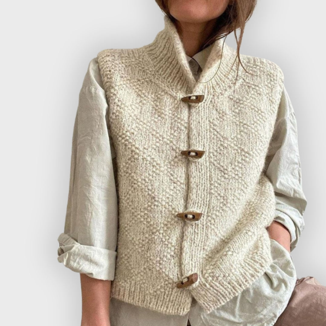 Drune | Sophisticated Ärmelloses Strickwesten