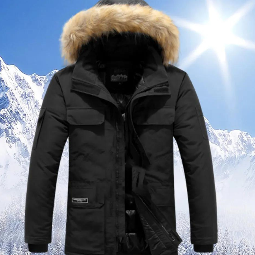 Drune | Parka Herren mit Pelzukragen