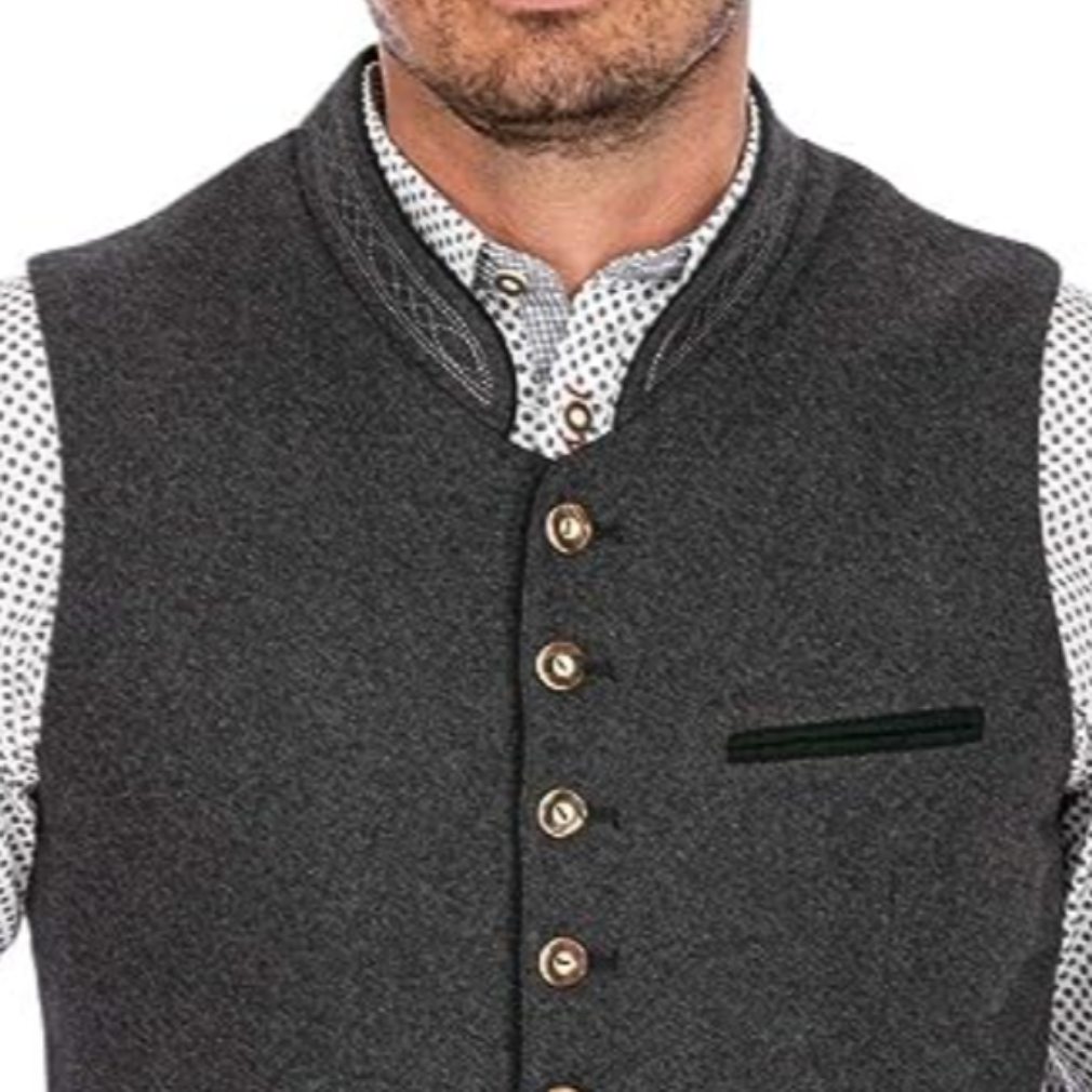Drune | Herren Weste mit Einem Stilvollen Traditionellen Look