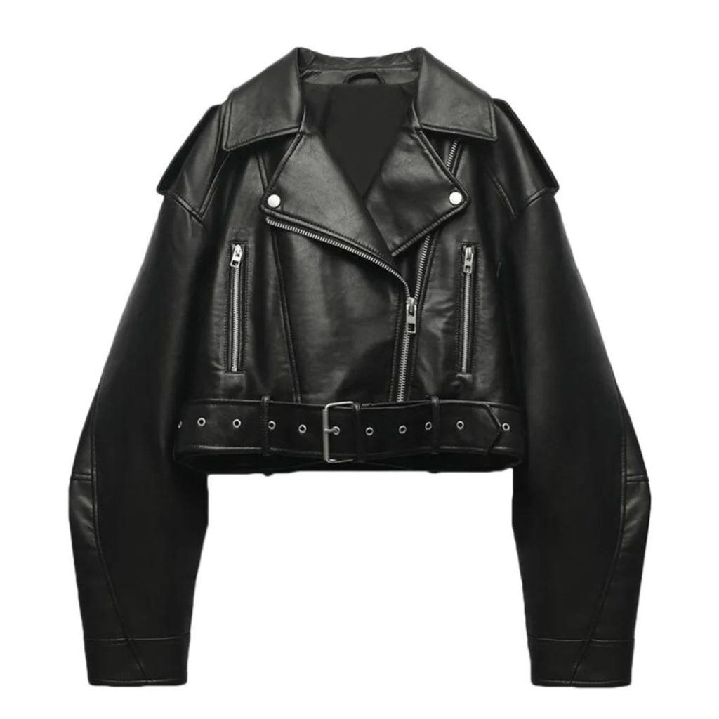 Drune | Slim-Fit-Lederjacke für Frauen