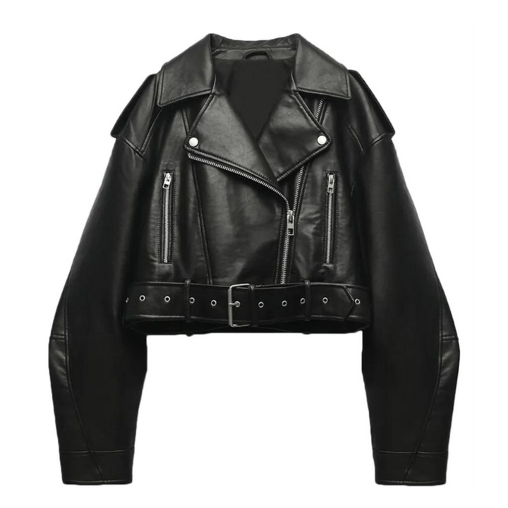 Drune | Slim-Fit-Lederjacke für Frauen