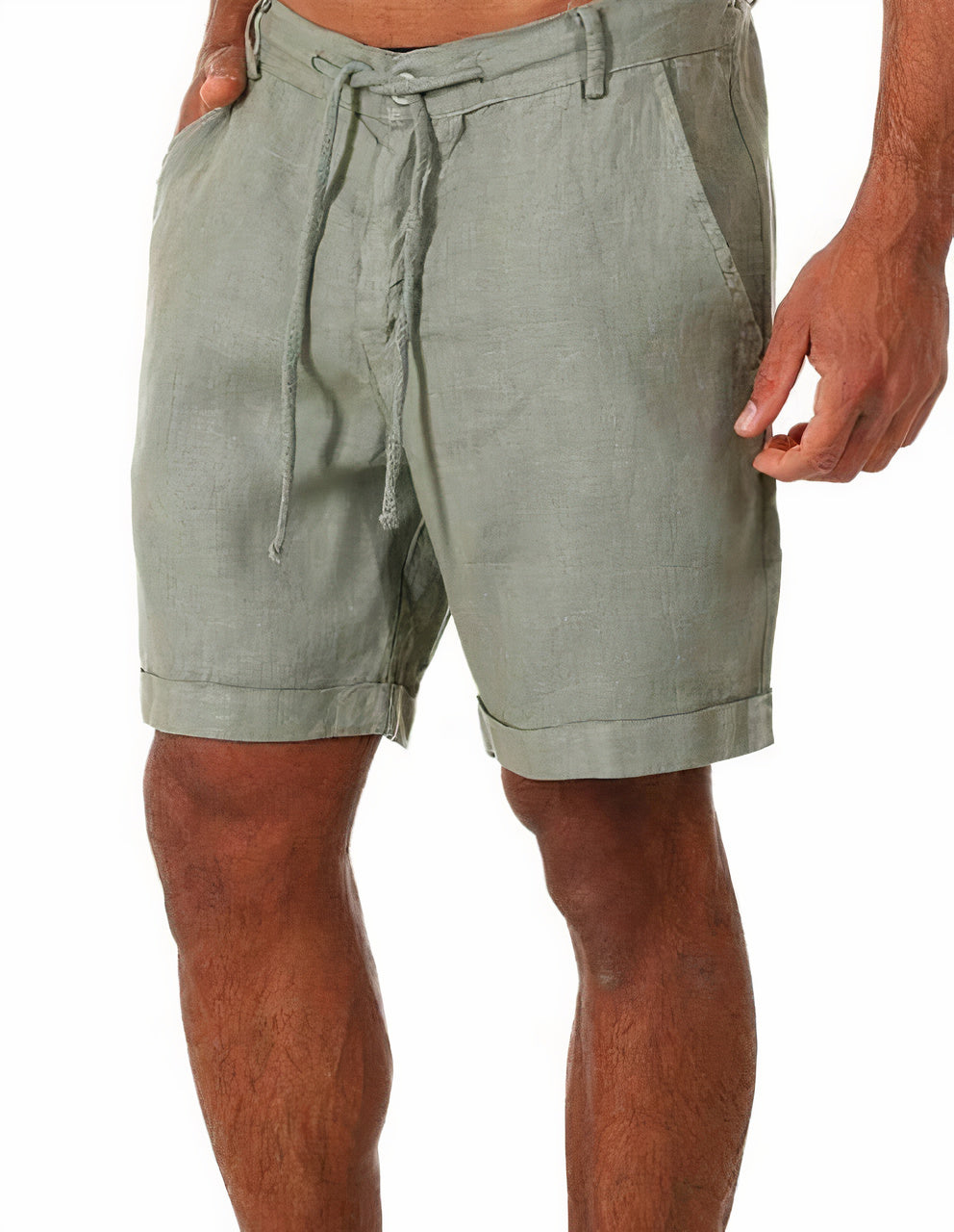 Drune | Herren Leinen Sommer Shorts Kurze Hose Für Männer